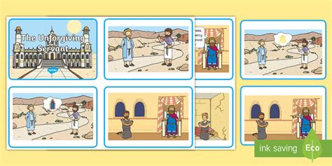 KS1 The Unforgiving Servant Sequencing Cards (teacher made)
