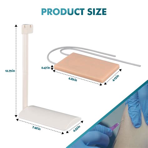 Medarchitect IV Practice Kit, IV Injection Pad for Venipuncture Traini