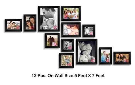 Memory Wall Collage Photo Frame Set of 12 individual photo frames ...