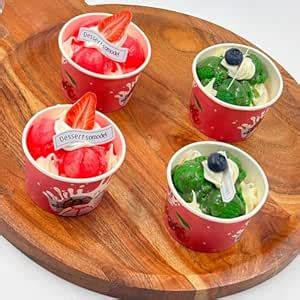 Buy GURUBHAI EQUIPMENTS Artificial Ice Cream Dessert Cups Set of 4 ...