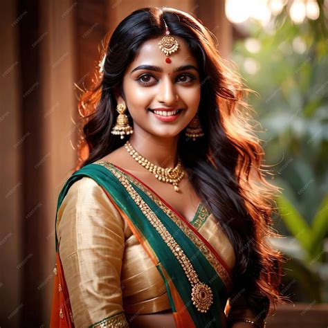 Premium Photo | Indian woman from India typical national citizen