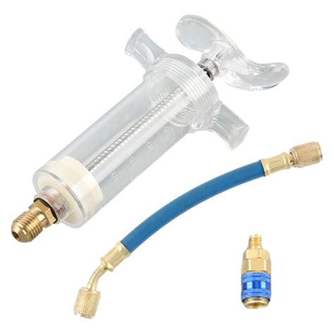 Buy Oil Injector,30ml Air Conditioner System Injector With 1/4 Inch ...