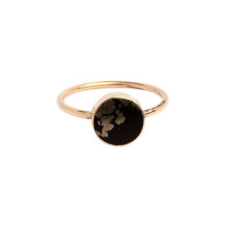 Stellar Black and Gold Ring – Taylor Black Jewellery