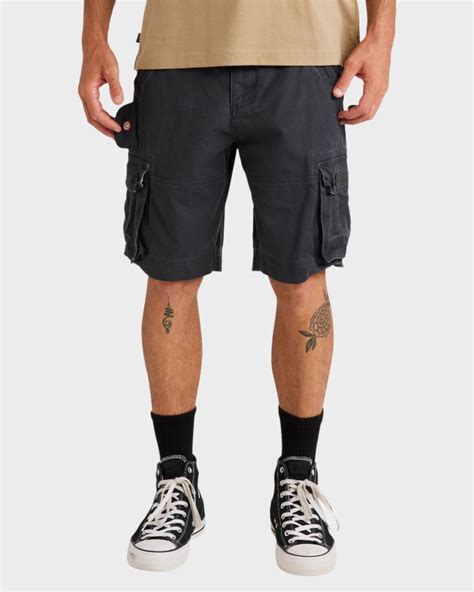 Mens Source Cargo Shorts - OFF BLACK / 28 | Element Brand