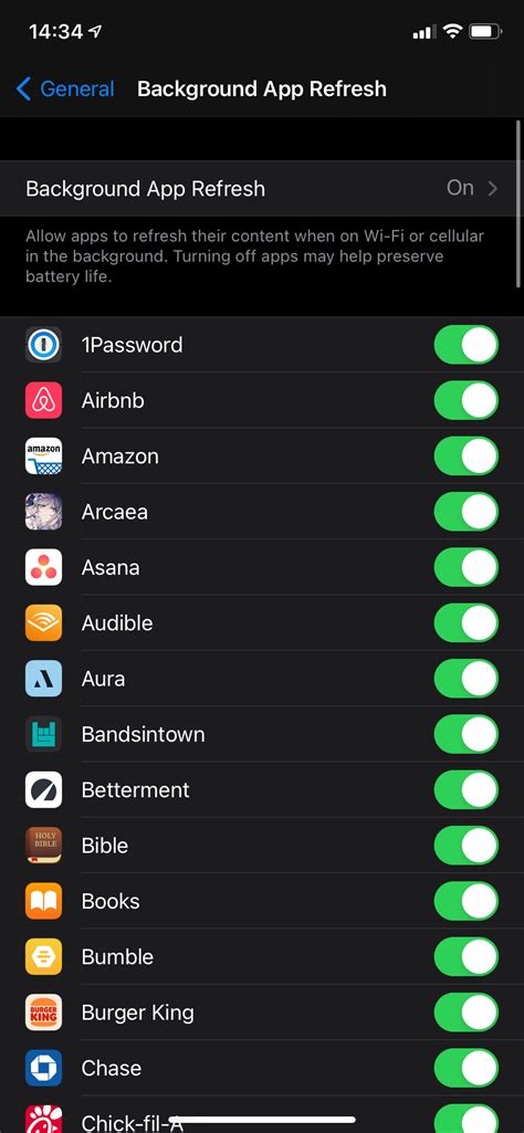 Rezultat imagine pentru Background App Refresh