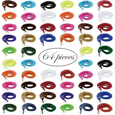 Happy Will 64 Pcs Worm on a Invisible String Worms Carnival India | Ubuy