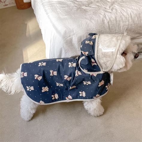 Puppy Dog Rain Coat Waterproof Reflective Classics... – Grandado