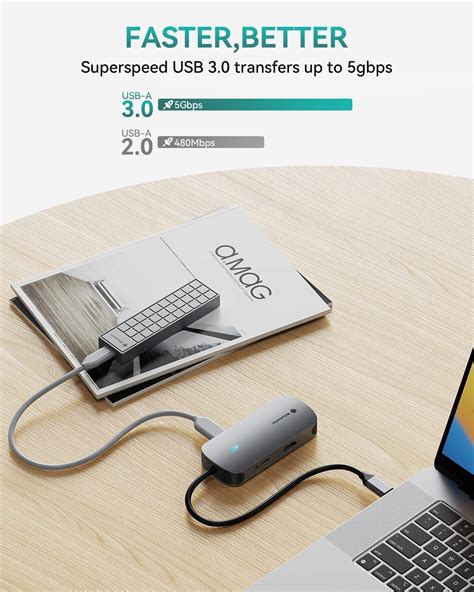 Yottamaster Multiport USB-C Hub zu Typ C USB 3.0 4K HDMI Adapter Für PC ...
