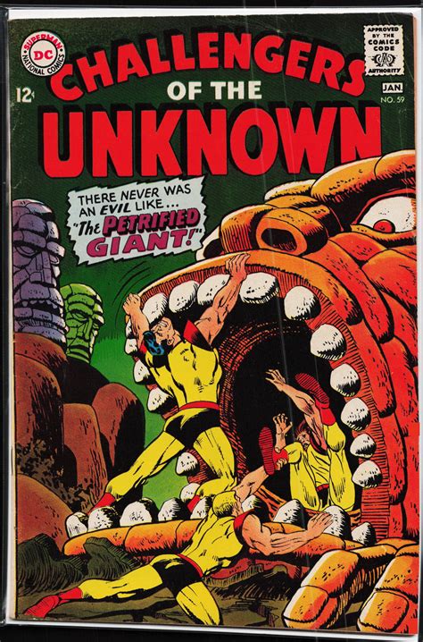 Challengers of the Unknown #59 (1968) Challengers of the Unknown ...