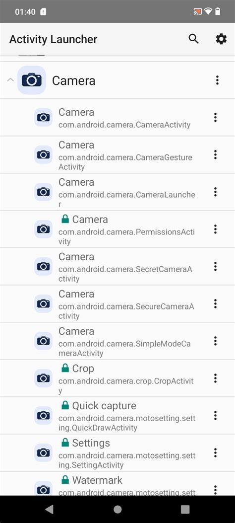 Image result for Android Activity Launcher