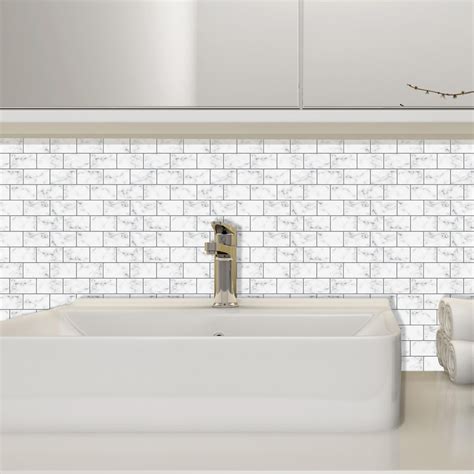 Vinyl Wall Tiles Bathroom Dc Fix JAMILA GREY Self Adhesive Vinyl Wall