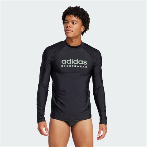 adidas Long Sleeve Rash Guard - Black | adidas UAE