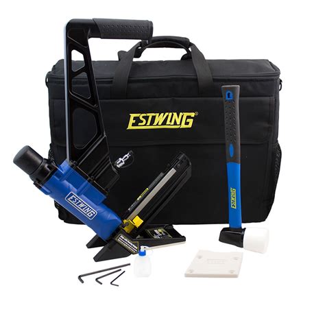 Estwing EFL50Q Pneumatic 2-in-1 15.5-Gauge and 16-Gauge 2" Flooring ...