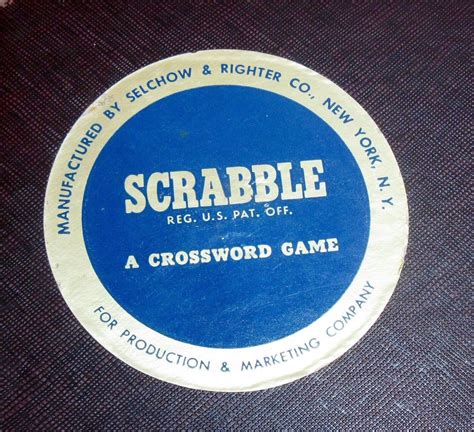 SUPER NICE 1953 SCRABBLE game Complete Selchow & Righter Co | Etsy