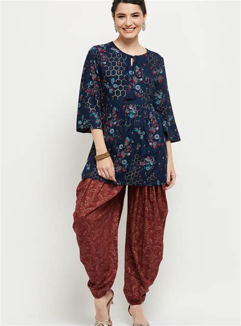 Buy Women Printed Elasticated Ethnic Pants Online at just Rs. 799.0 ...