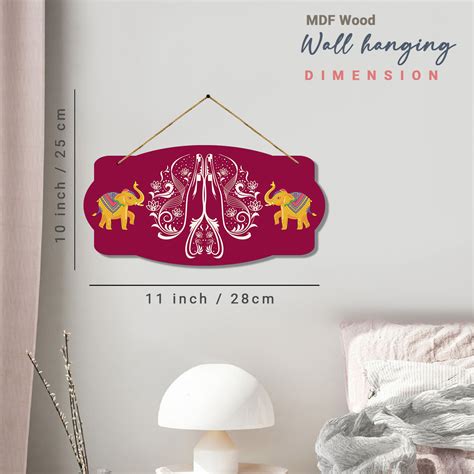 Welcome Sign Wall Hangings for Home Wall Decoration - MDF Wood Decorat ...