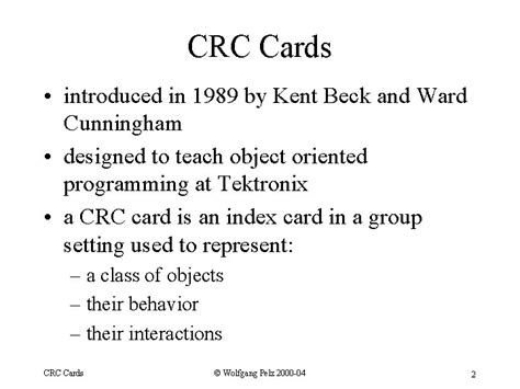 CRC Cards Example 的图像结果