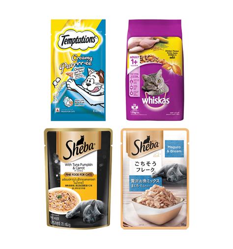 Buy Sheba Sheba Wet Cat Food Pouches, Whiskas Dry Food and Temptations ...