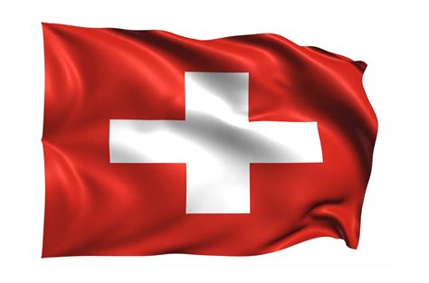 suiza ondeando bandera fondo transparente realista 15309675 PNG