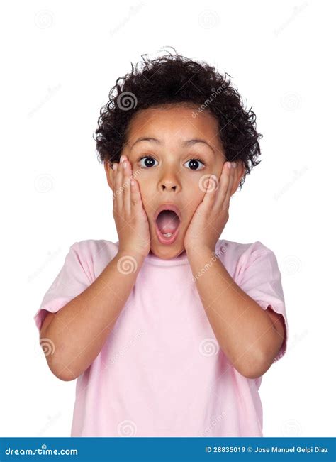 Shock And Surprise Facial Expression Portrait Of Young Hypnotized And ...