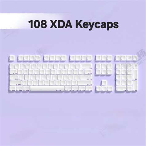 1.8mm Thick XDA Blank 108 PBT Keycaps – CuriosityCaps