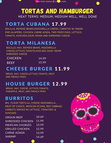 Online Menu of Catrina Mexican Grill Restaurant, Seymour, Tennessee ...