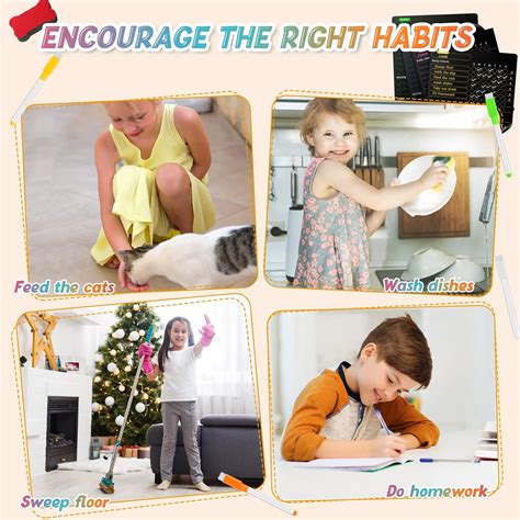 YNGRUE Magnetic Chore Chart for Kids, 4 Pcs Dry Erase India | Ubuy
