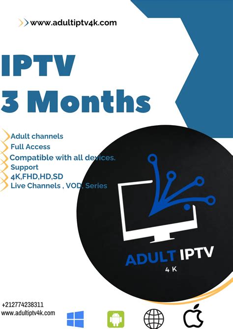 3-Month IPTV Plan Adult – Unlimited Premium Access