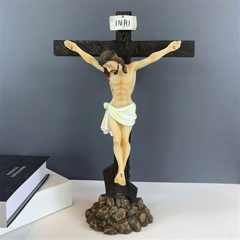 新款 金属工艺品 创意耶稣像摆件 天主教礼物 巴西耶稣像颜色可选-阿里巴巴