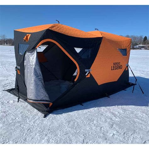 Nordic Legend Aurora Double Hub Ice Fishing Shelter | Sportsman's Warehouse