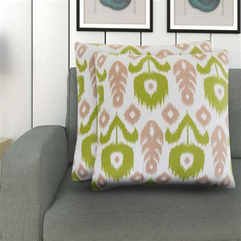 Buy Ebony Grace Printed Cotton Filled Cushion : 40 cm x 40 cm from Home ...