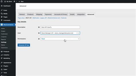 WooCommerce API Key 的图像结果