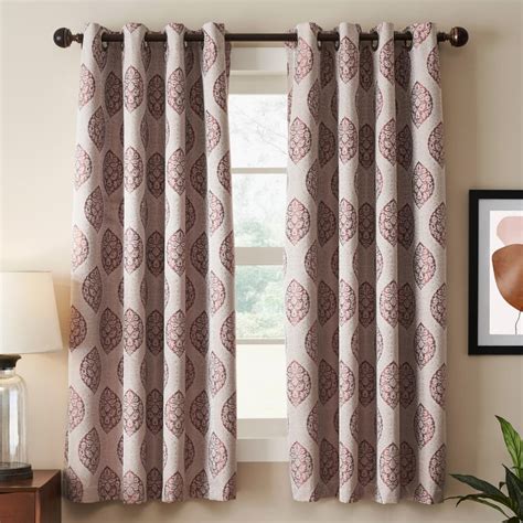 Buy DECO WINDOW Heirloom Red Set of 2 Blackout Window Curtains from ...