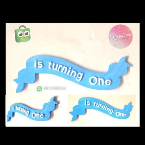 Jual Pita usia / Styrofoam tulisan - Jakarta Barat - Styrofoam Art ...