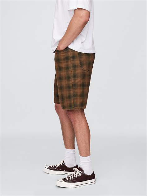 Plaid Canvas Shorts | Gap