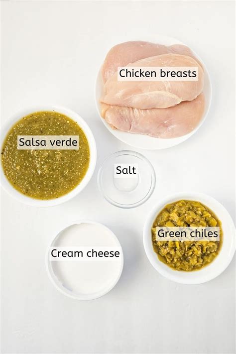 Crockpot Green Chili Chicken (Dairy & Gluten-Free) - Fit as a Mama Bear