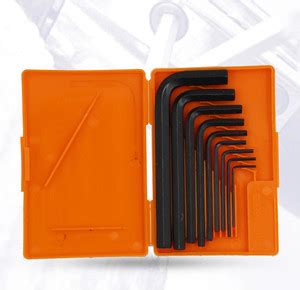 Hillgrove 9 Pieces AKS2 Full Hex Allen Key Kit Bolt Spanner Goti Wrench ...