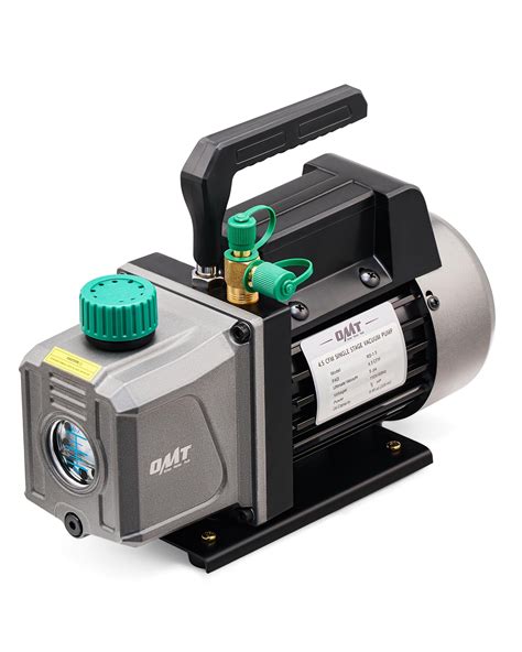 Orion Motor Tech Vacuum Pump, 4.5 cfm 1/3 hp HVAC Single Stage Vacuum Pump for R12 R22 R134a ...