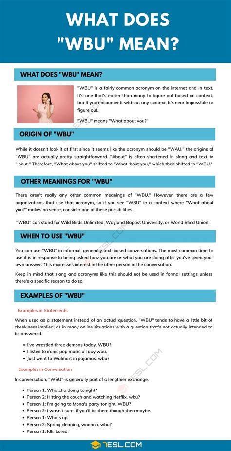 "WBU" Meaning, Origin and Examples • 7ESL
