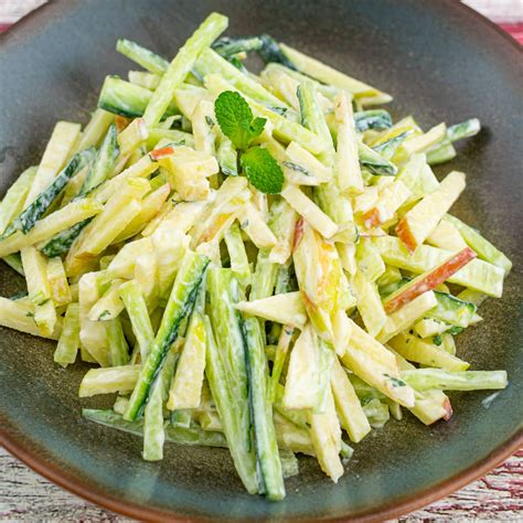 Easy One-Serve Apple-Cucumber Crunch Salad - Just My Plate