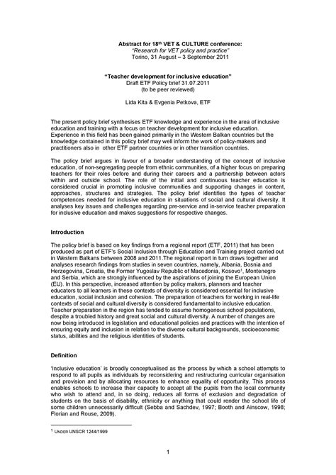 50 Free Policy Brief Templates (MS Word) ᐅ TemplateLab