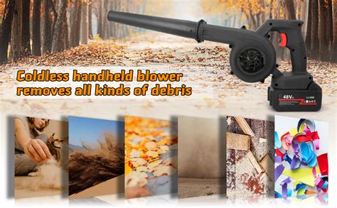KINGPKE Cordless Leaf Blower with Battery and Charger