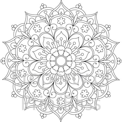Mandala Art Coloring Pages