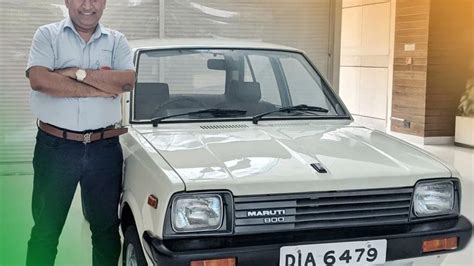 Down memory lane: First Maruti 800 model restored completely, displayed ...