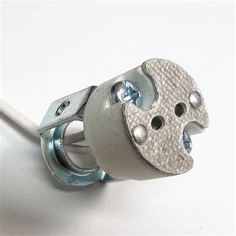 Extra Long Wires LVS-1-60 Halogen Lamp Socket With 60" leads For G4, G5 ...