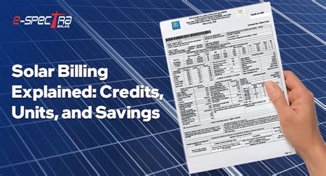 Solar Billing in India: Credits, Units & Savings Explained