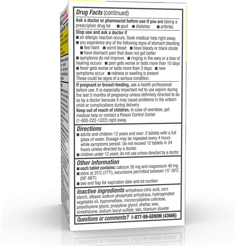 Bufferin Aspirin 325mg, Pain Reliever & Fever India | Ubuy