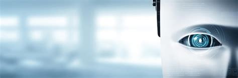 Xai robot humanoid face and eyes close up view 3d rendering | Premium ...