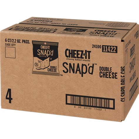 Cheez-It® Snap'd® Double Cheese Crackers