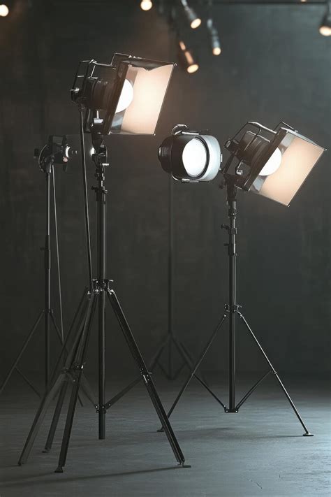 Lighting equipment on tripod | Premium AI-generated image